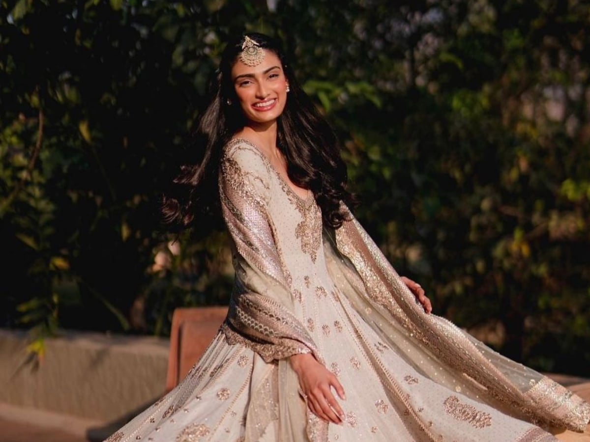 Athiya Shetty's Stunning Wedding Looks in Pastel Hues