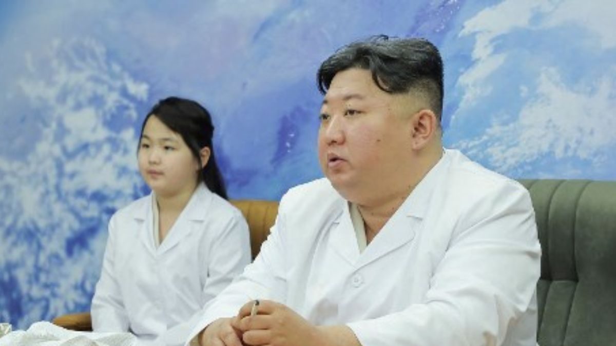 North Korea Leader Kim Jong Un's Daughter Accompanies Him For Satellite Inspection, See Pics - Vimarsana News