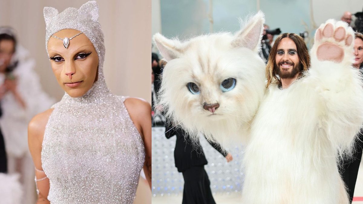 Doja Cat and Jared Leto pay homage to Karl Lagerfeld's cat Choupette at Met  Gala 2023. See pics - India Today