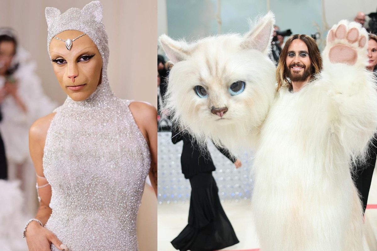 See Doja Cat as Karl Lagerfeld's cat Choupette at 2023 Met Gala