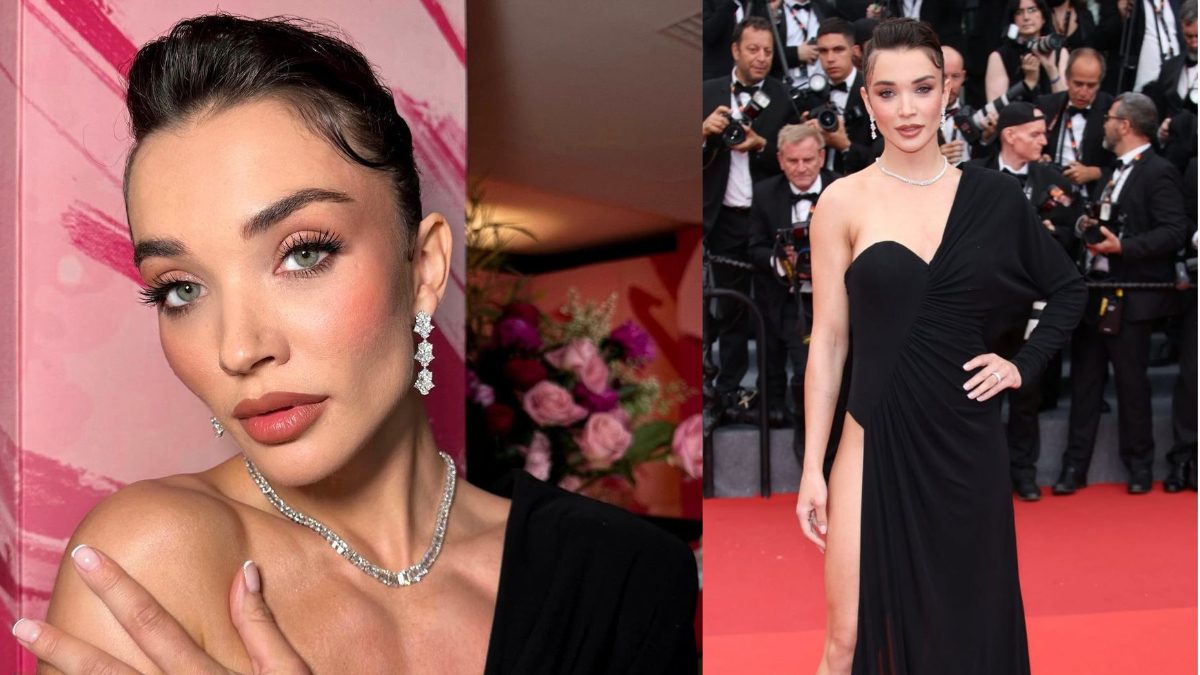 Cannes 2023: Amy Jackson Wears a Daring, Sexy Black High-Slit Dress