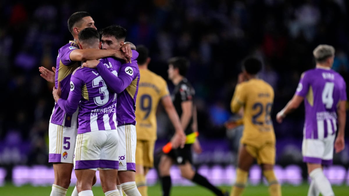La Liga: Real Valladolid Beat Champions Barcelona to Boost Survival Hopes