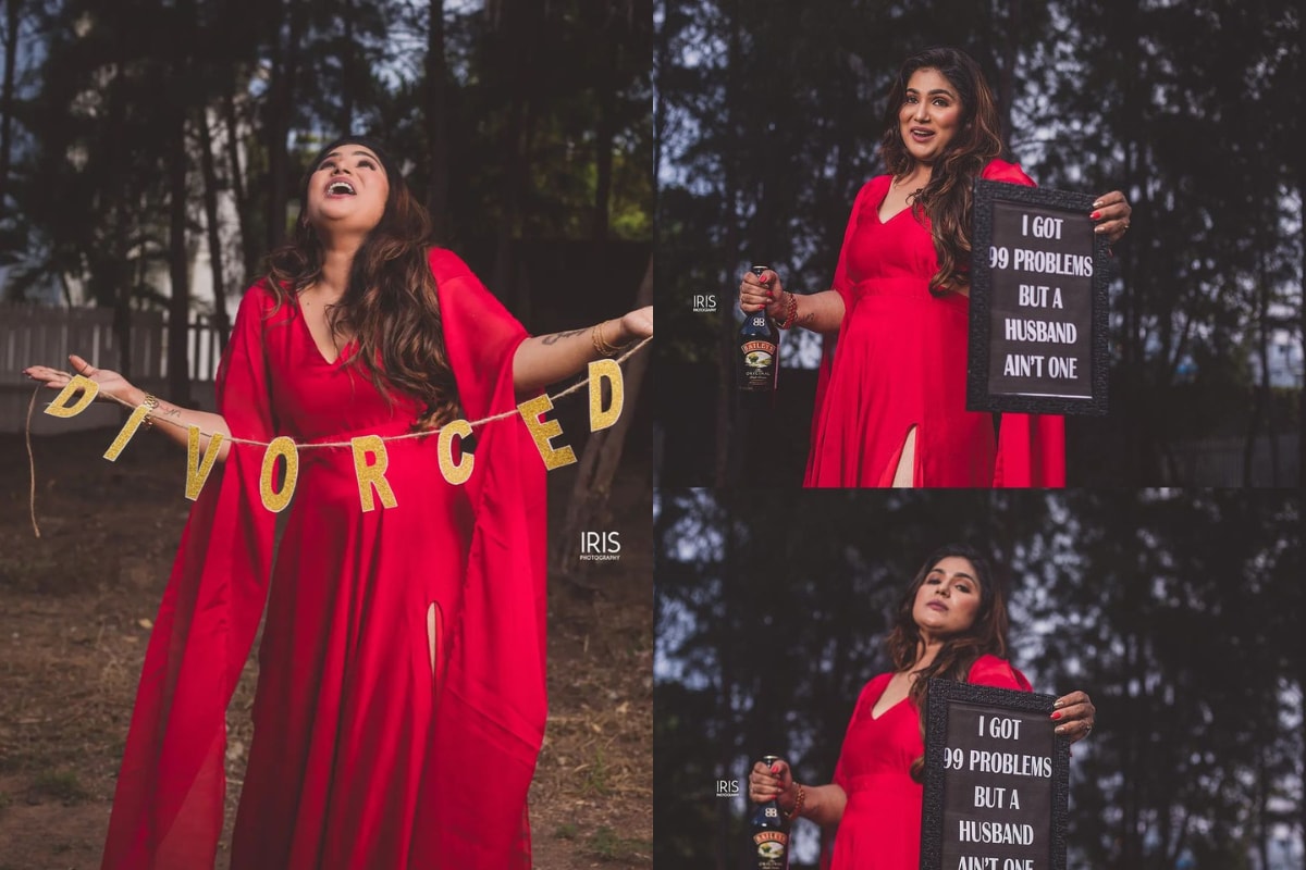 Desi Woman Celebrates Divorce With Viral Photoshoot: '99 Problems ...