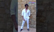 Shahid Kapoor Looks Dapper In White and Those Sunglasses! | #shahidkapoor #shorts