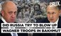 Kremlin's "Attempt At Flogging" Wagner? Prigozhin Says Russia Mined Bakhmut To Blow Up His Men