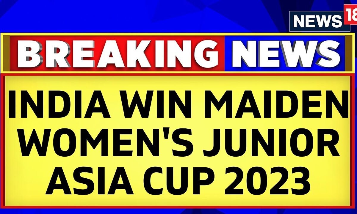 Junior Asia Cup Hockey Indian Women Clinch Title With Win Over South