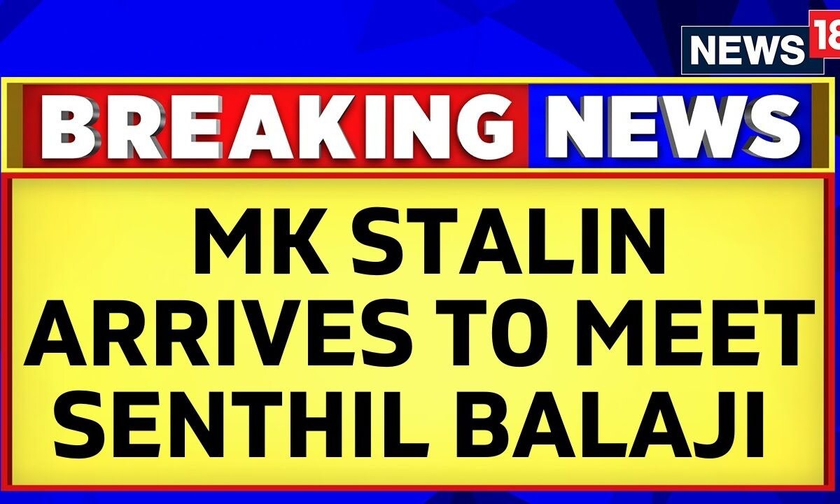 Senthil Balaji Latest News | Tamil Nadu CM MK Stalin Arrives To Meet ...