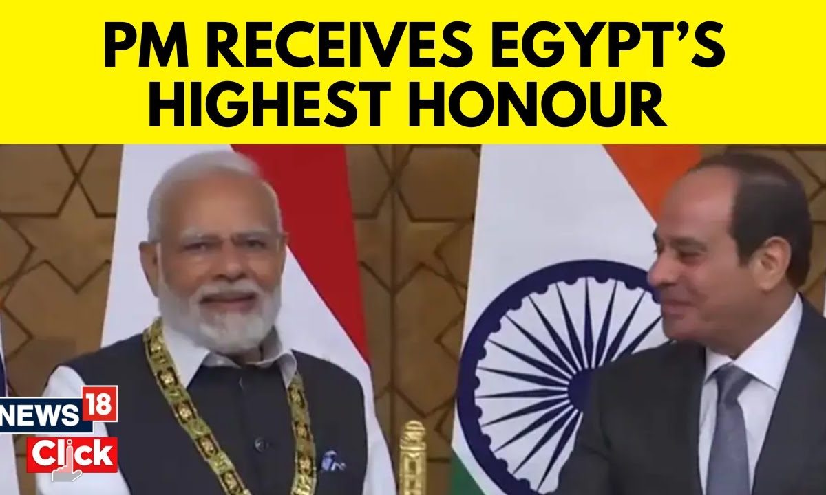 PM Modi Egypt Visit | Egypt's 'Order Of The Nile' Latest Addition To PM ...