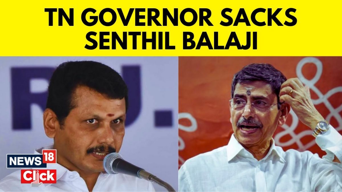 DMK Minister Senthil Balaji Dismissed From Cabinet By Tamil Nadu ...