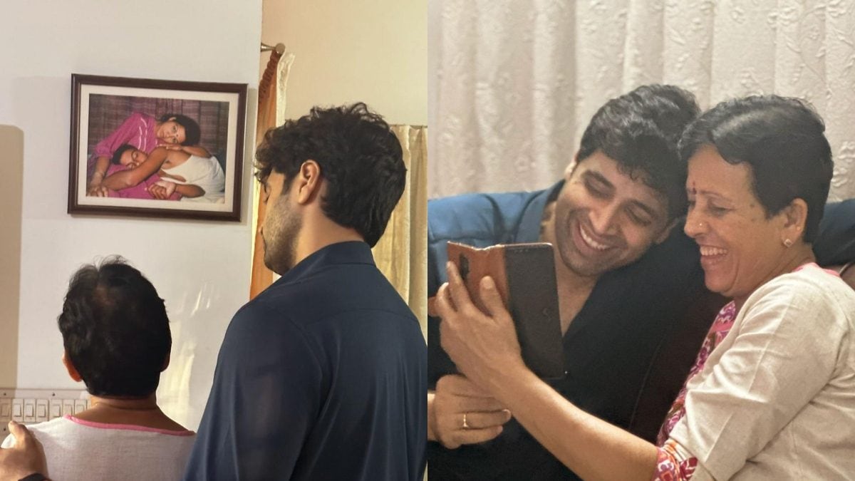 Adivi Sesh Spends Time with Sandeep Unnikrishnan's Family On Major's First Anniversary, See Pics