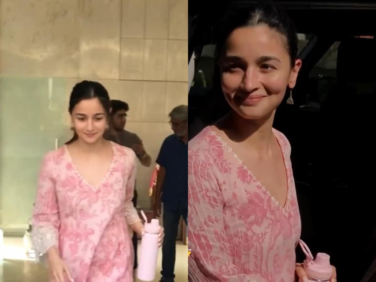 Mom-to-be Alia Bhatt in pretty pink dress nails pregnancy style in absolute  comfort. See pics - India Today