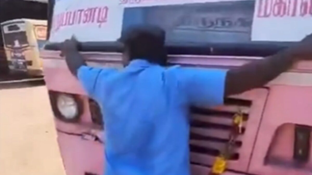 Tamil Nadu Bus Driver Kisses Steering Wheel On His Retirement Day In Emotional Video