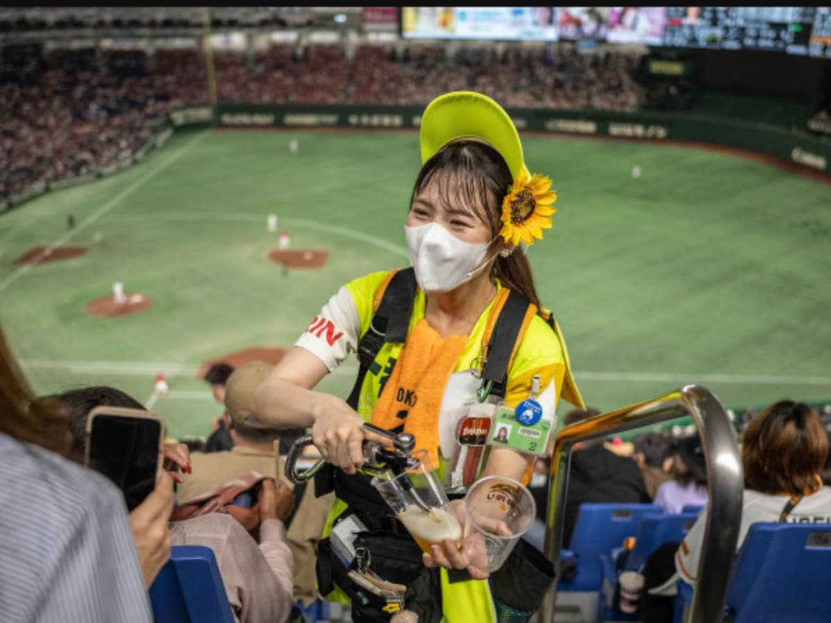 Speed Demons: The 'Uriko' Beer Vendors of Japanese Baseball - News18