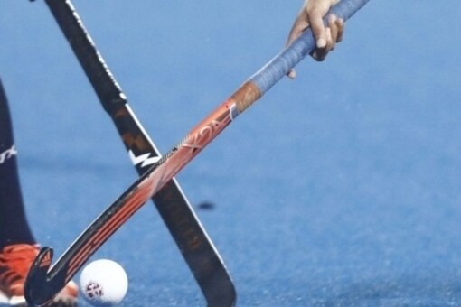 A generic image of Hockey sticks and ball (Twitter Image)