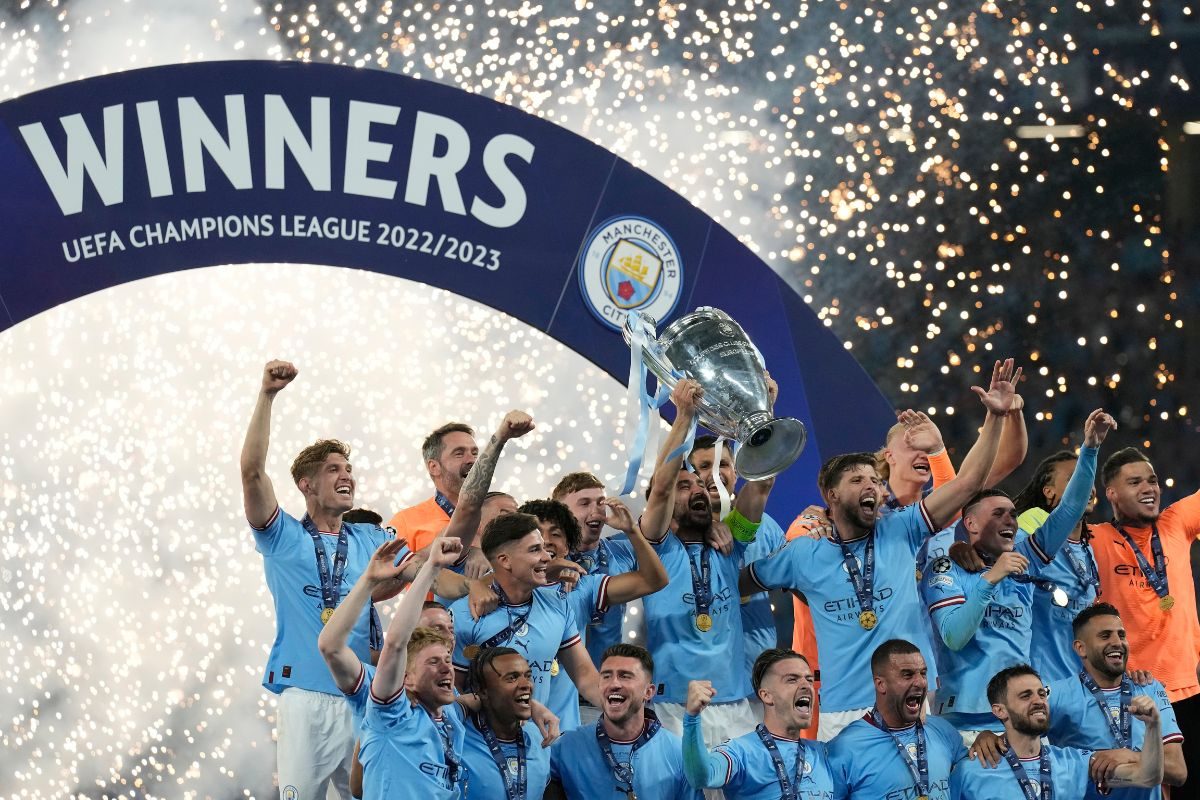 Man City Premier League Champions 2022/2023 