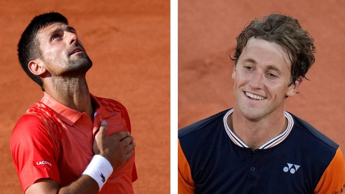Novak Djokovic beats Casper Ruud to win French Open men's singles final –  as it happened, French Open 2023