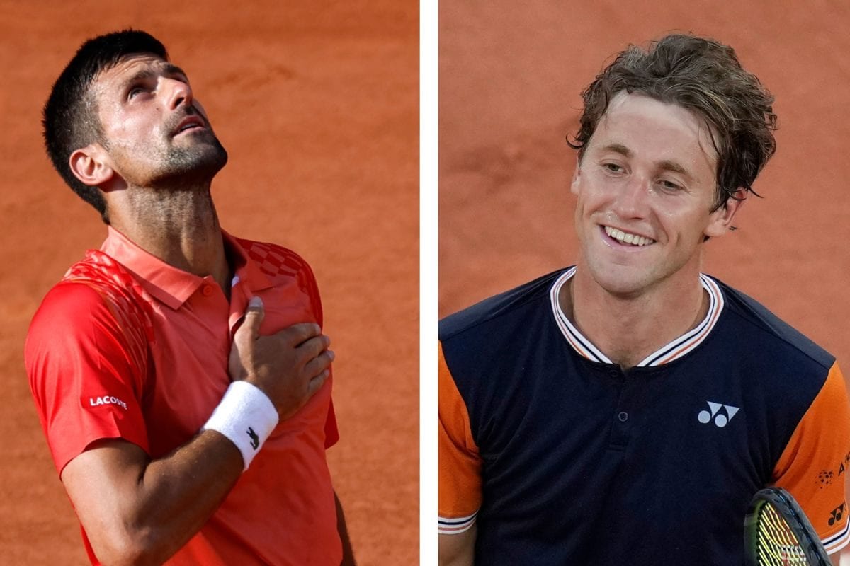 French Open 2023 Mens Finals LIVE Score and Updates Novak Djokovic Beats Casper Ruud 7-6, 6-3, 7-5