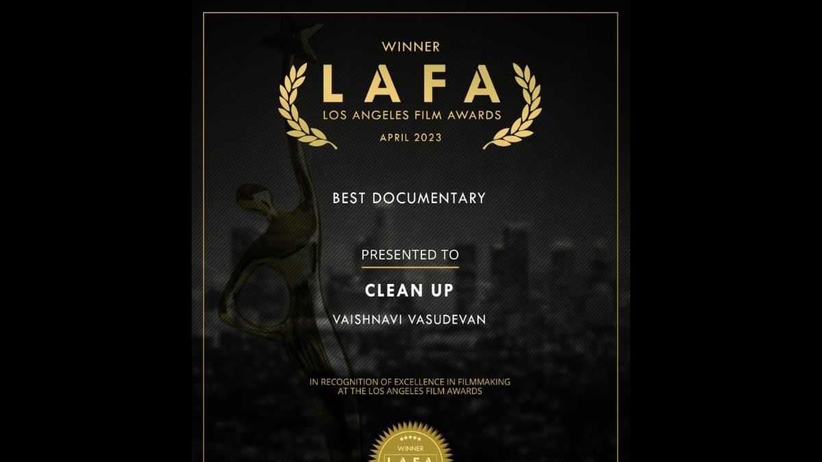 Documentary on Mumbai Conservancy Worker’s Life During Covid-19 Wins at Los Angeles Film Awards