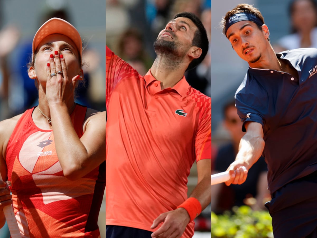 French Open 2023, Day 6 Roundup Novak Djokovic and Carlos Alcaraz Enter Last 16, Jessica Pegula and Andrey Rublev exit