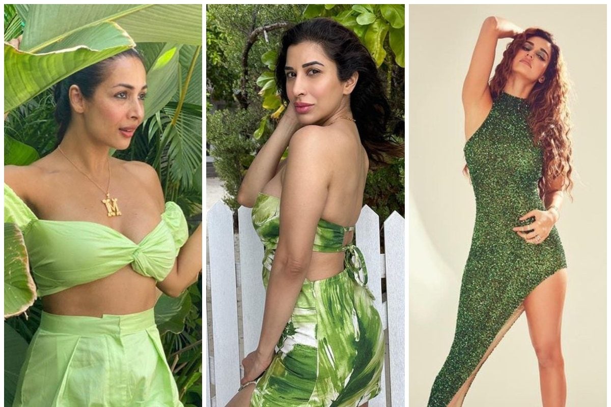 From Malaika Arora to Disha Patani, Nail the Green Trend Like Your Favourite Celebrities!