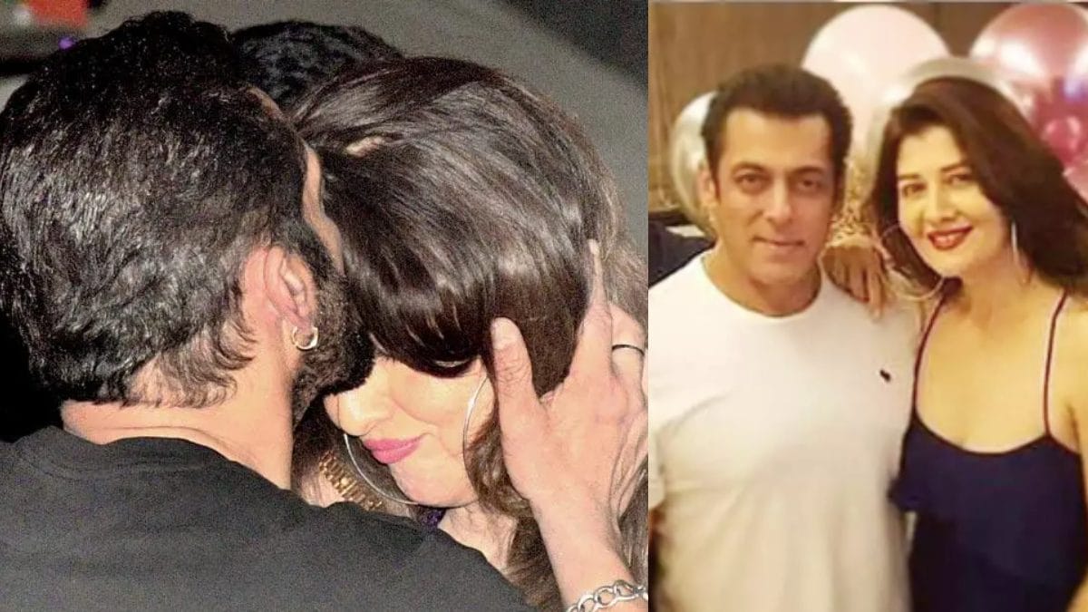 When Salman Khan Kissed Ex Girlfriend Sangeeta Bijlani On Her Forehead At His Birthday Bash