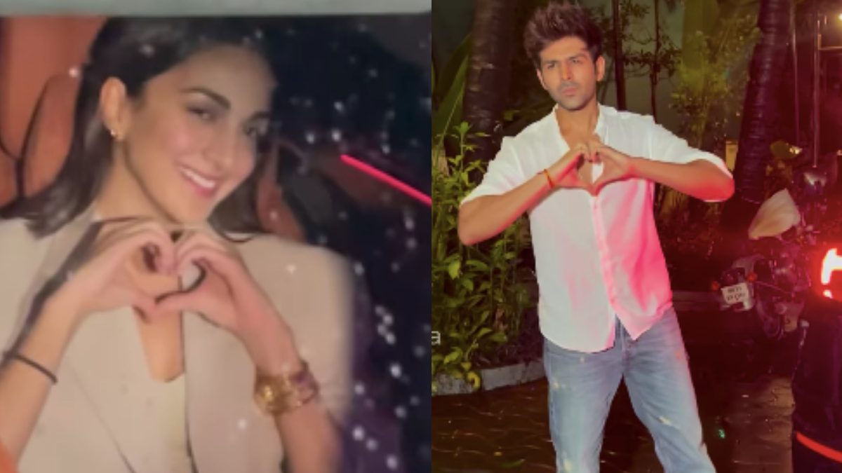 SatyaPrem Ki Katha: Kiara Advani, Kartik Aaryan Attend Film's Screening On Rain-Soaked Night; Watch - Vimarsana News