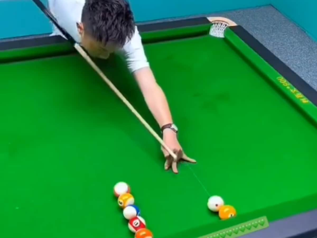 Man Defies Physics With His Unbelievable Billiards Shots