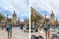 Woman Asks Designer To Remove Trash Bags From Her Picture; Here's What He Did