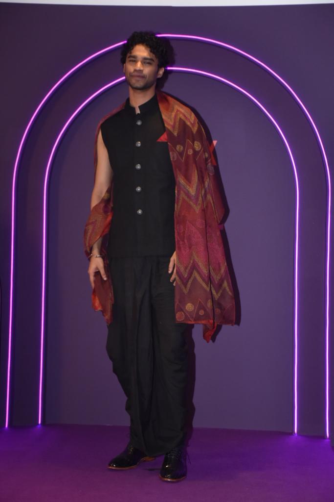 Babil Khan looked handsome in the black outfit at the screening of Lust Stories 2.