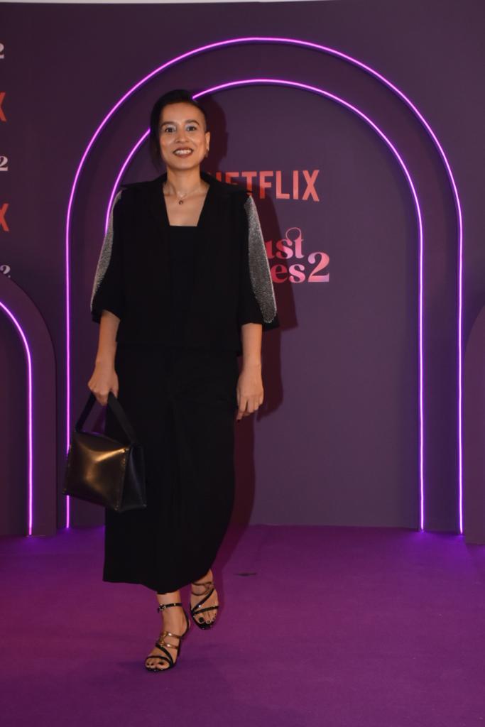 Tillotama Shome looked stylish in the black dress at the screening of Lust Stories 2. (Image: Viral Bhayani) Tillotama Shome looked stylish in the black dress at the screening of Lust Stories 2.