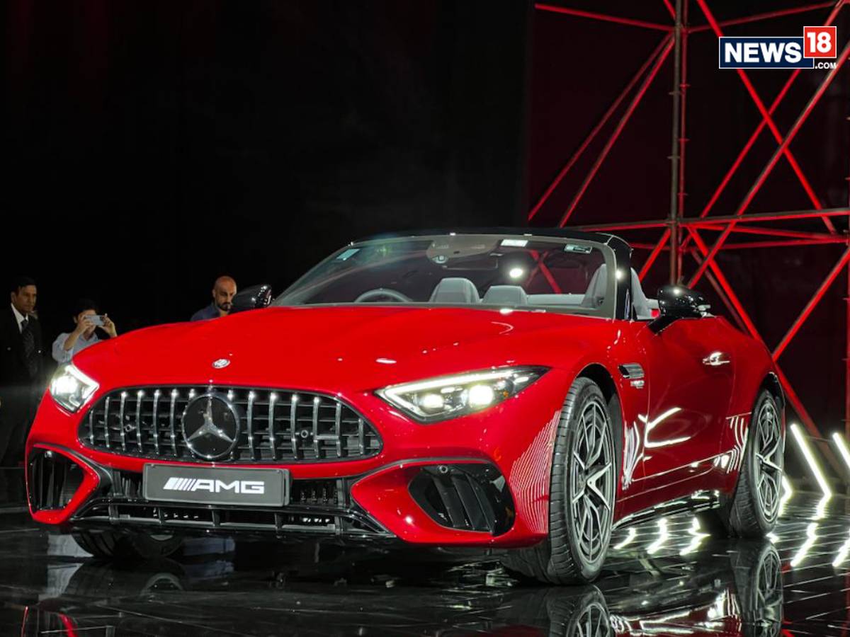 2023 Mercedes AMG SL55 Roadster in Pics: See Design, Features, Interior ...