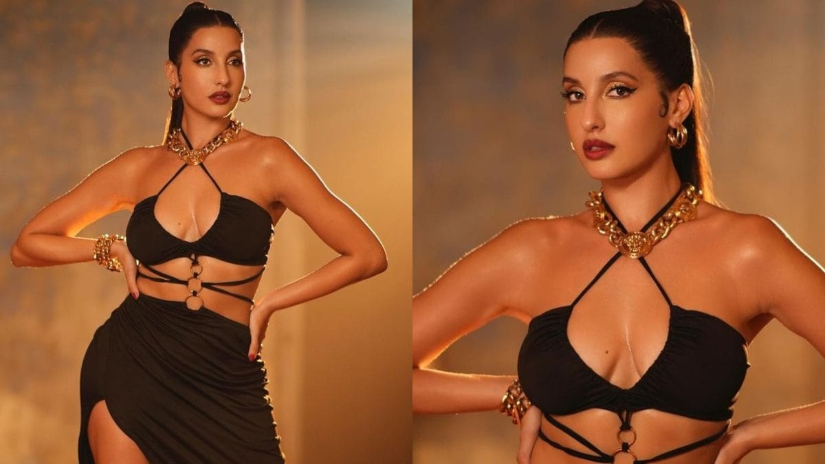 1200px x 675px - Sexy! Nora Fatehi Turns Up The Heat In A Very Plunging Cut-Out Dress, Hot  Video Goes Viral; Watch - News18
