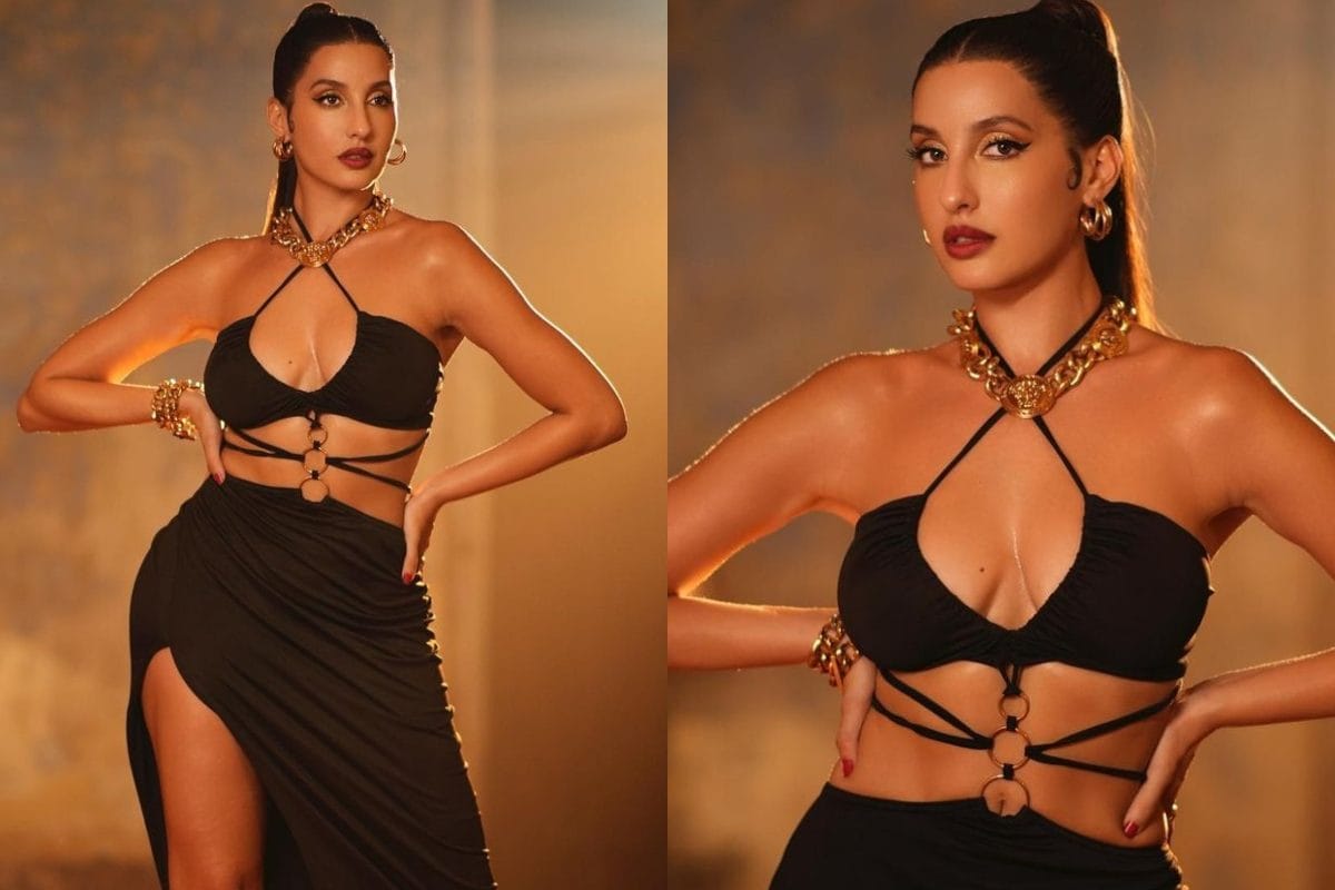Sexy! Nora Fatehi Turns Up The Heat In A Very Plunging Cut-Out