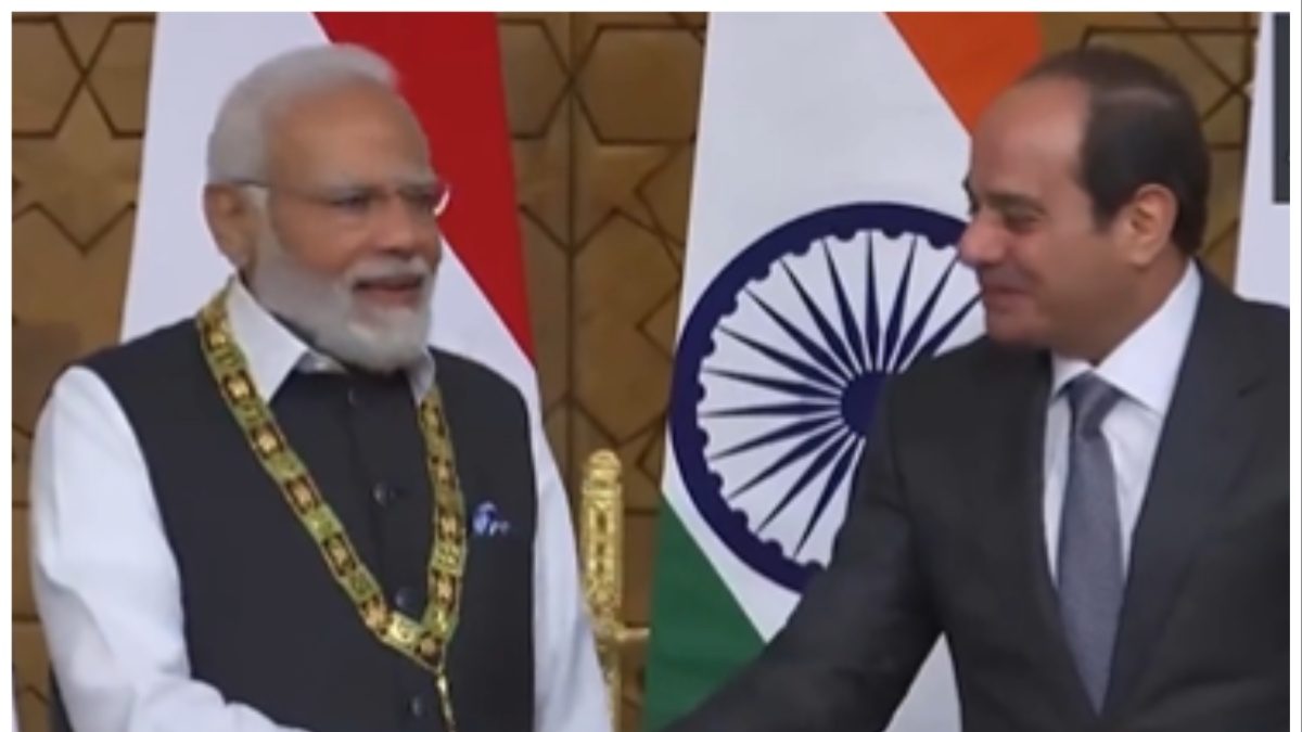 Egypt's Highest Honour 'Order of the Nile' Conferred on Modi - Vimarsana News