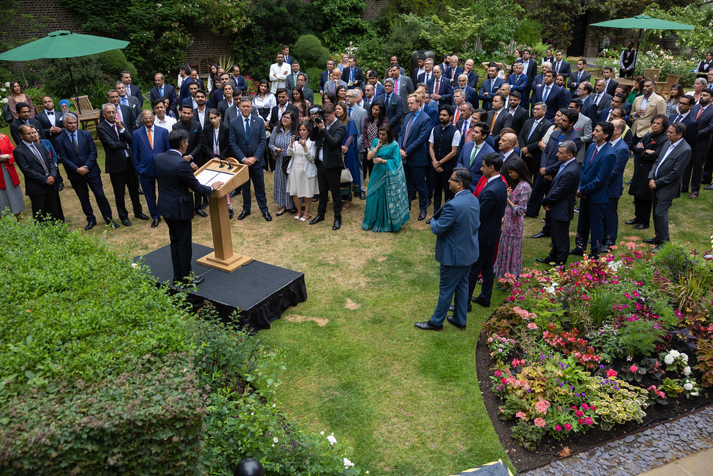 rishi sunak hosted special reception during uk india week at 10 downing street