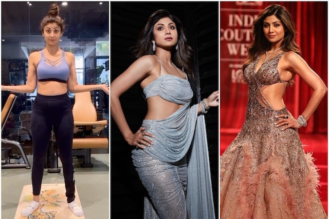 Shilpa Shetty firmly believes in the transformative power of yoga and a balanced diet to maintain optimal health and fitness. (Images: Instagram)