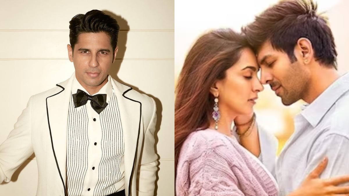 Actor Sidharth Malhotra is impressed by Kiara Advani's Satyaprem Ki Katha trailer.