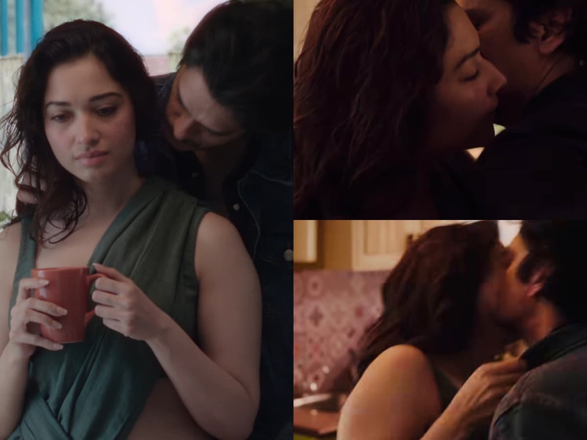 Sexy! Tamannaah Bhatia Teases Steamy Kiss Scene With Vijay Varma In Lust Stories 2, Video Goes Viral photo