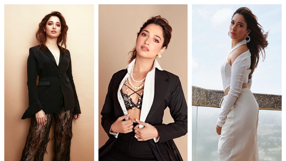 Tamannaah Bhatia's Love Affair With Monochrome, Check Out The Diva's Top 6 Looks From Recent Times - Vimarsana News