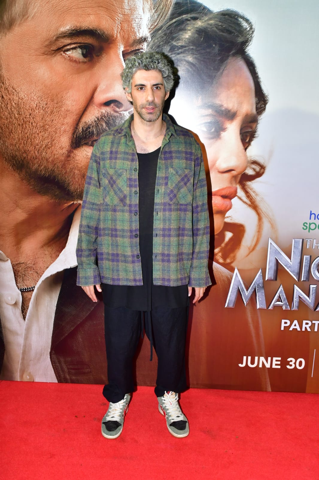 Jim Sarbh seen at the screening of The Night Manager.