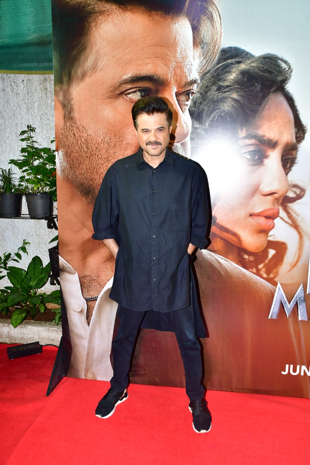 Anil Kapoor seen at the screening of The Night Manager.