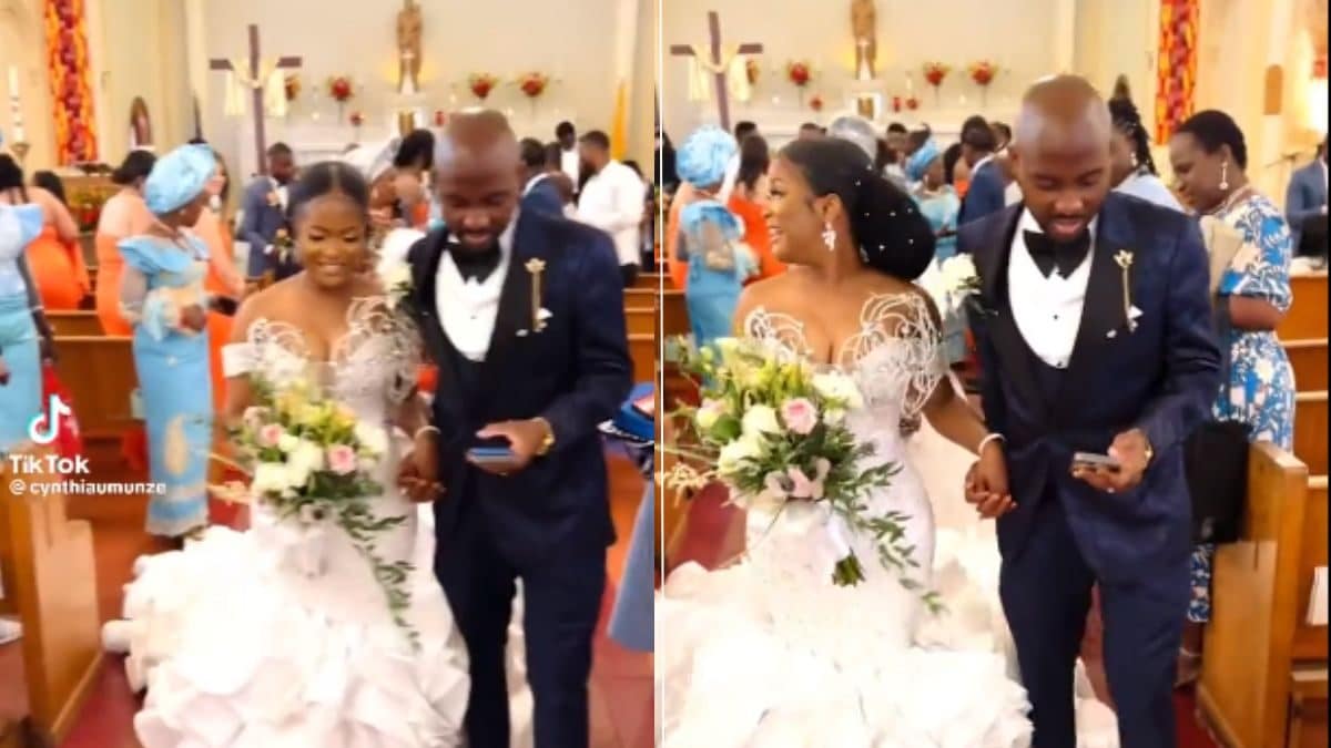 Groom Stays Glued to Phone During Wedding, Viral Video Makes Internet ...