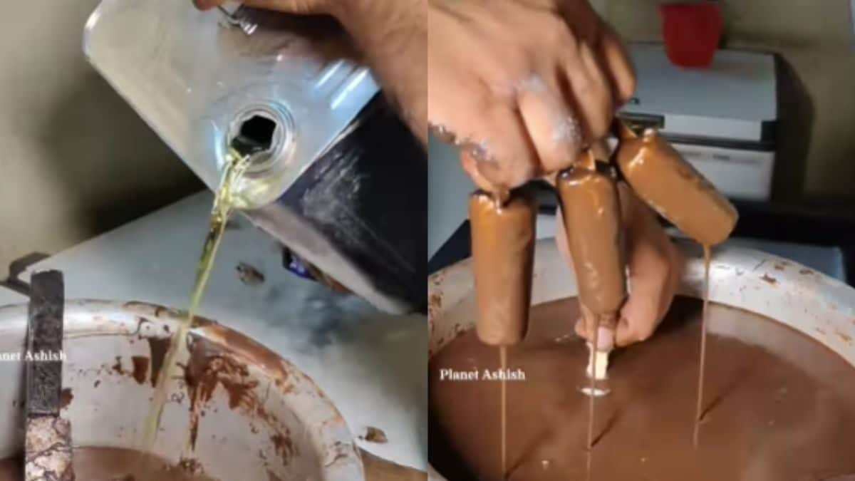 Viral Video of Chocolate Ice Cream Being Made With Oil Has Desis Feeling 'Heavy' at Heart