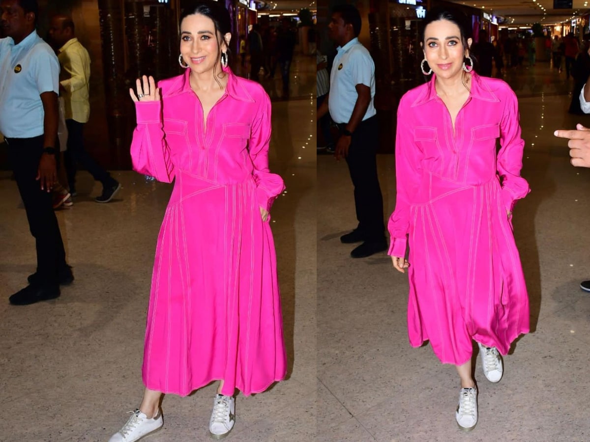 Karishma Kapoor Ki Xxx Video - Karishma Kapoor's Stunning Hot Pink Dress Is What We All Need This Summer,  See Photos - News18