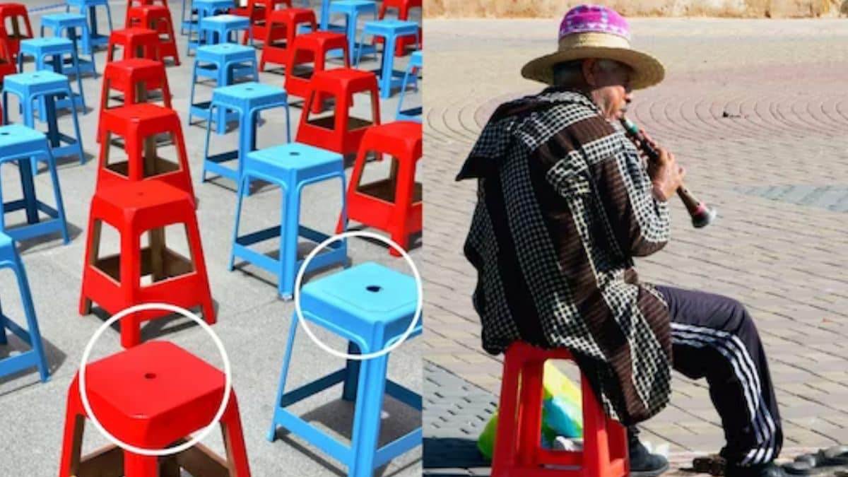 Here's Why Plastic Stools Have Circular Holes In The Centre News18