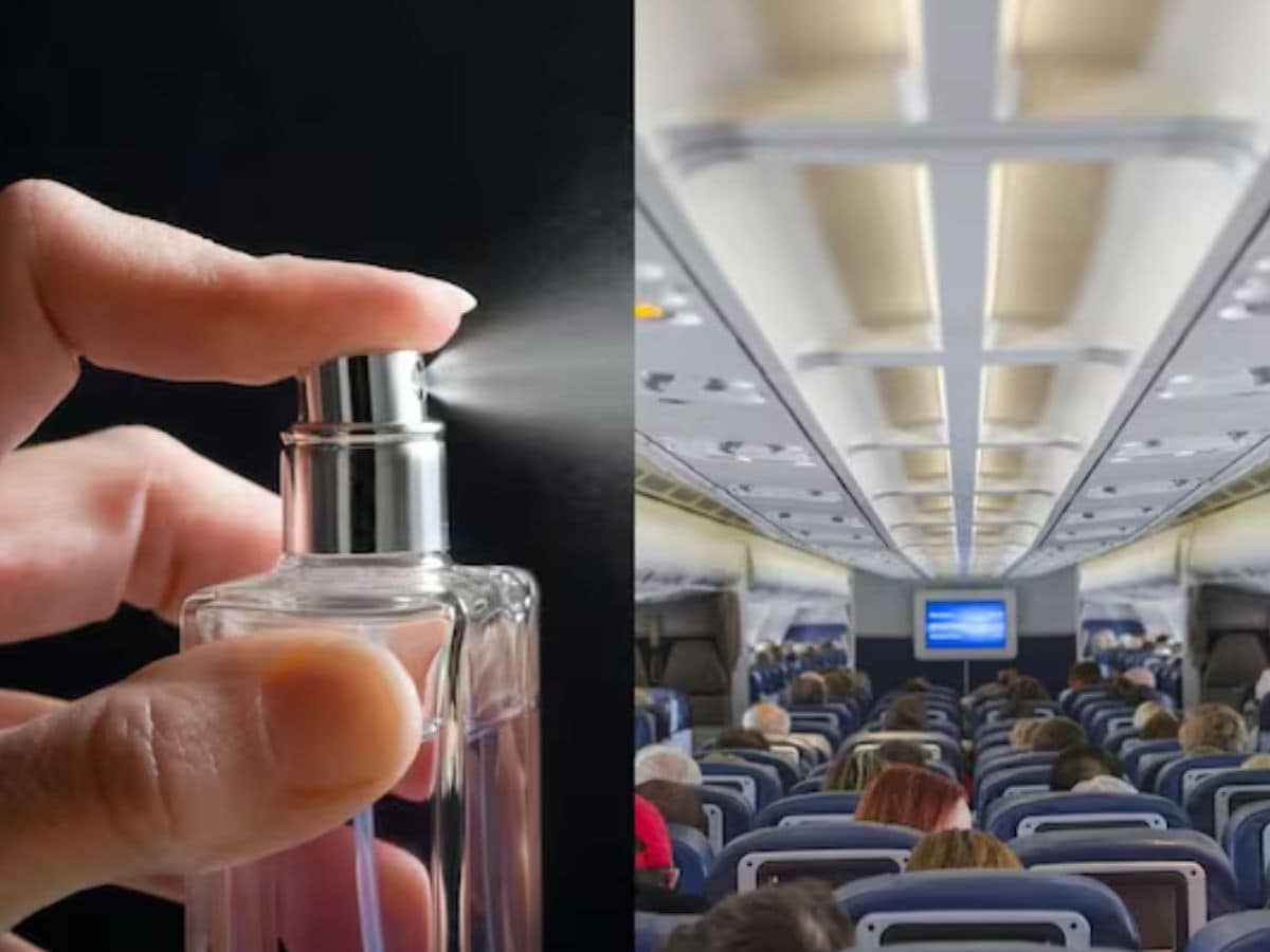 Why perfume is not allowed in airplane?