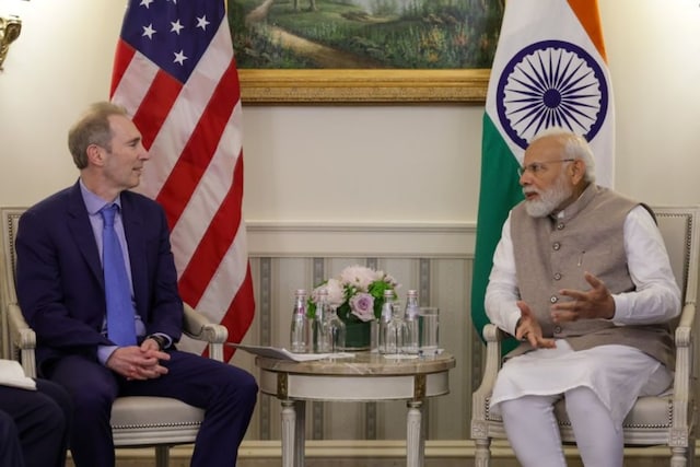 Jassy met Modi during his first state visit to the US in Washington DC on Friday. 