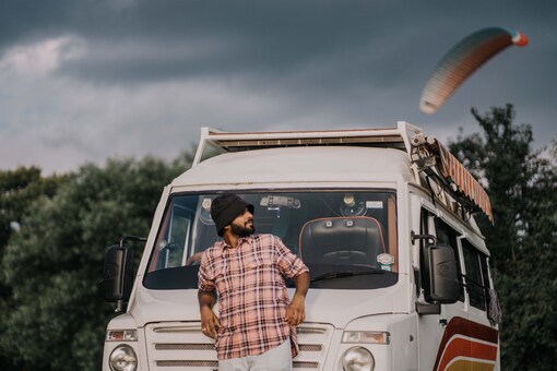 Nishchay Jain, Travel Photographer and Influencer, who is currently on a thrilling road journey in his caravan Barty- The Van