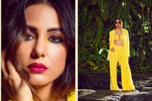Hina Khan Shines Brighter Than Sun In A Yellow Pantsuit; Pics