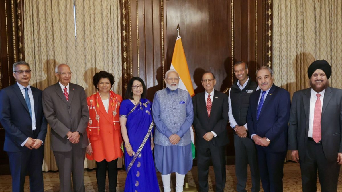 PM Modi US Visit LIVE Updates: PM Meets Nassim Taleb, Robert Thurman on Day 1; Elon Musk Says 'Excellent Conversation' with Modi - Vimarsana News